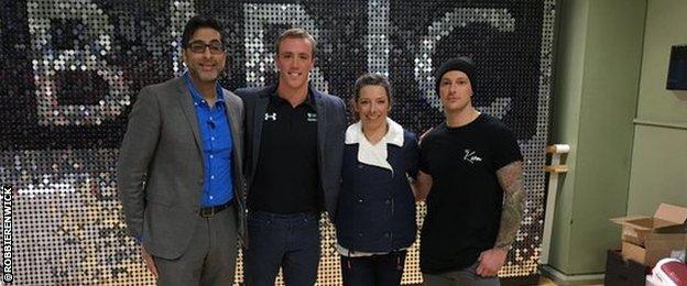 Sanjeev Kohli, Robbie Renwick, Lesley McKenna and Keelan Phillips
