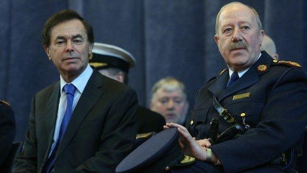 Alan Shatter and Martin Callinan