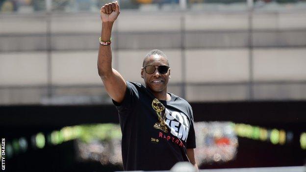 President of the Toronto Raptors basketball team Masai Ujiri