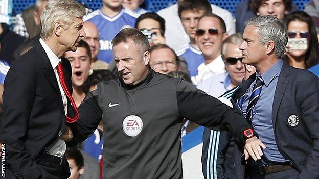 Jose Mourinho and Arsene Wenger