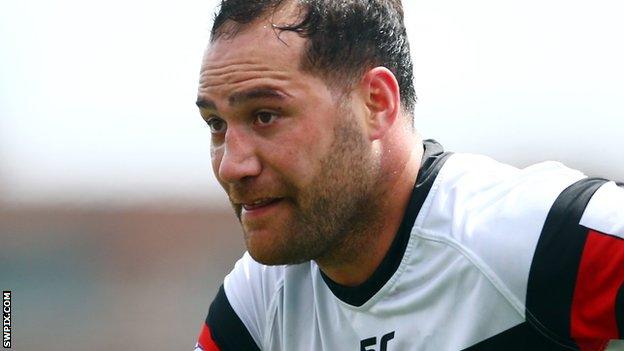 Bodene Thompson in action for Toronto Wolfpack