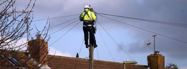 Telephone line engineer