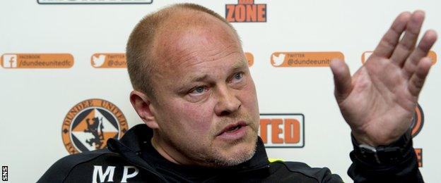 Dundee United manager Mixu Paatelainen