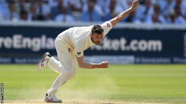 England's Mark Wood