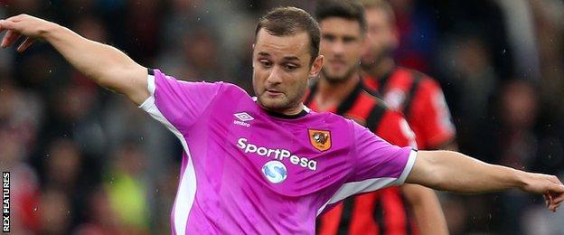 Shaun Maloney in action for Hull City