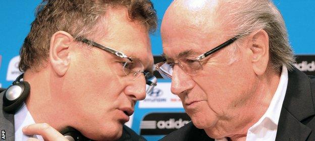 Jerome Valcke & Sepp Blatter