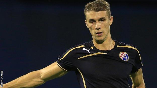 Jozo Simunovic has eight caps for Croatia's under-21 team