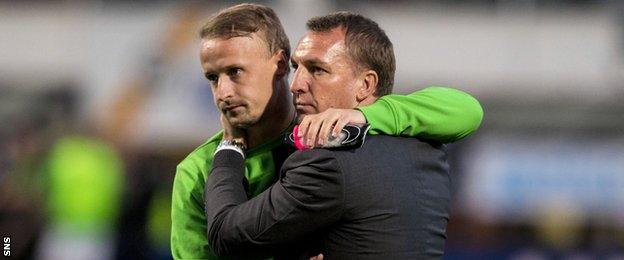 Leigh Griffiths and Brendan Rodgers