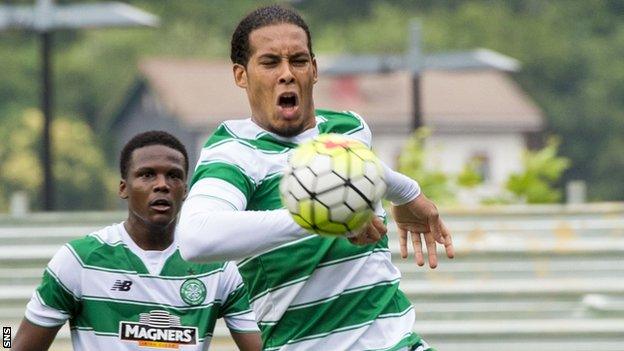 Celtic defender Virgil van Dijk