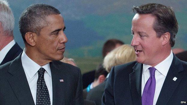 Barack Obama and David Cameron