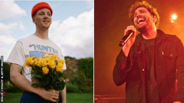 Singer-songwriter Willie J Healey (left) and You Me At Six frontman Josh Franceschi