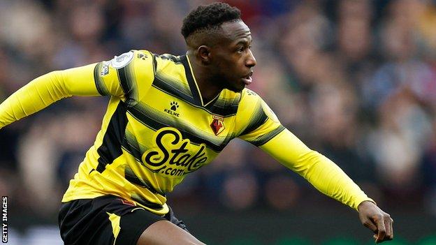 Hassane Kamara in action for Watford