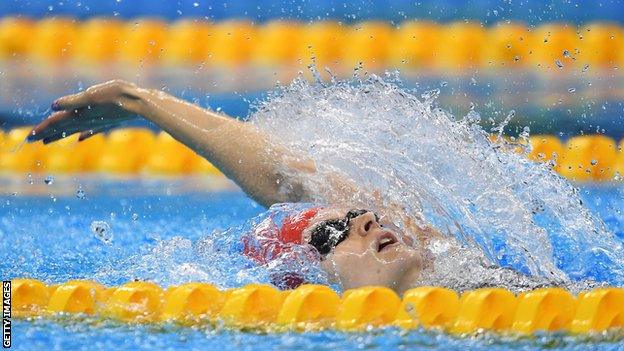 Para-swimmer Hannah Russell