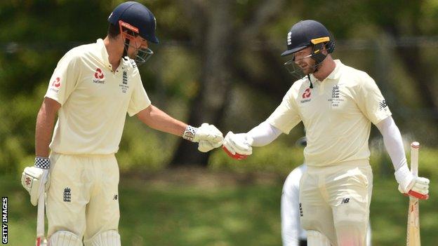 Alastair Cook and Mark Stoneman