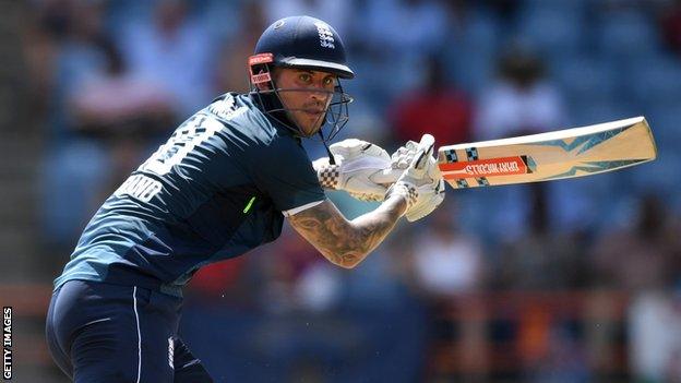 England's Alex Hales