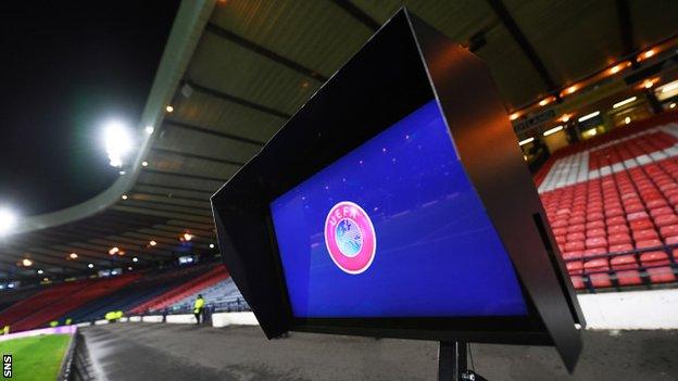 VAR at Hampden Park