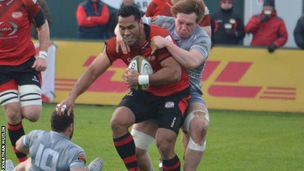 Jersey v London Welsh action