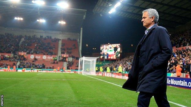 Jose Mourinho visited the Potteries last season at the Britannia Stadium, not long before his departure from Chelsea