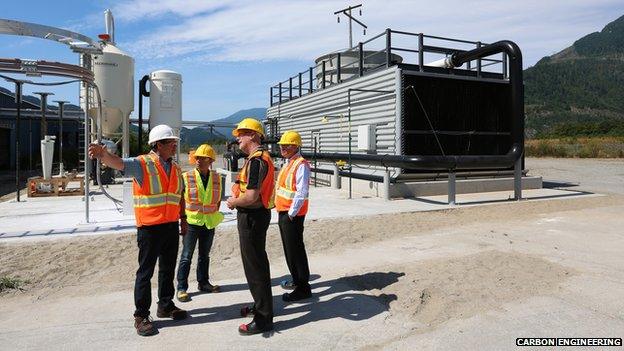 Carbon Engineering's pilot plant in Calgary, Canada