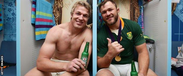 Pieter Steph du Toit and Duane Vermuelen