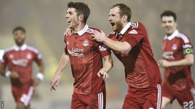 Mark Reynolds and Ryan Christie (left)