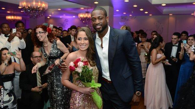 Dwayne Wade at a prom