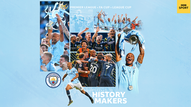 Man City treble