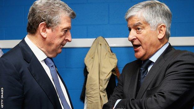 Roy Hodgson and David Bernstein