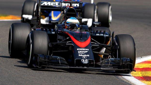 Fernando Alonso at the Belgian Grand Prix