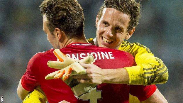 Danny Ward (right) and Andrew Considine