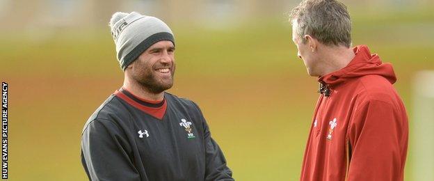 Jamie Roberts and Rob Howley