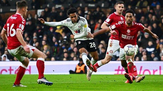 Fabio Carvalho scores against Bristol City