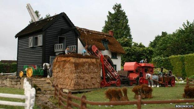 A farm scene