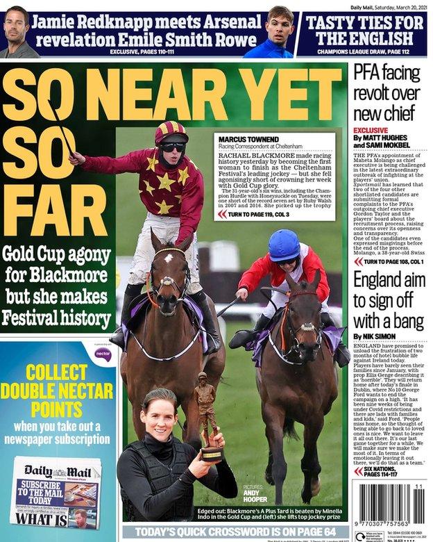 Daily Mail back page