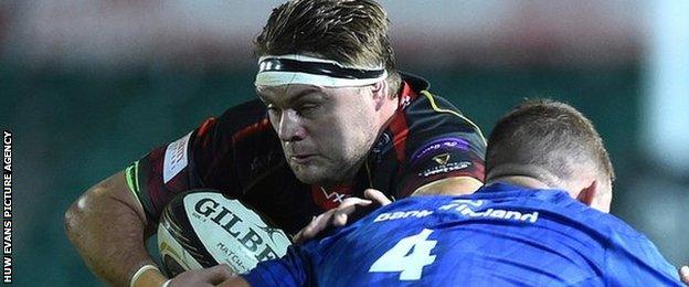 Lewis Evans in action for Dragons