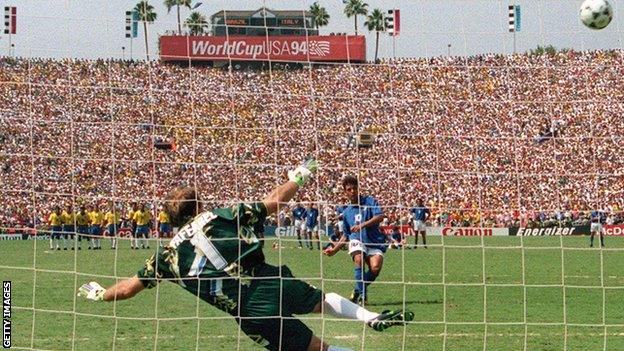 Roberto Baggio blazes over