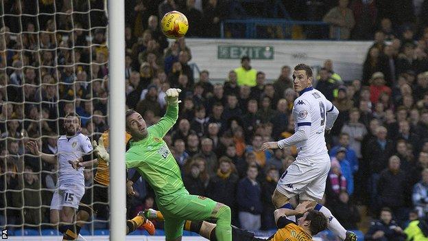 Chris Wood scores against Hull