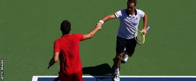 Bernard Tomic and Richard Gasquet