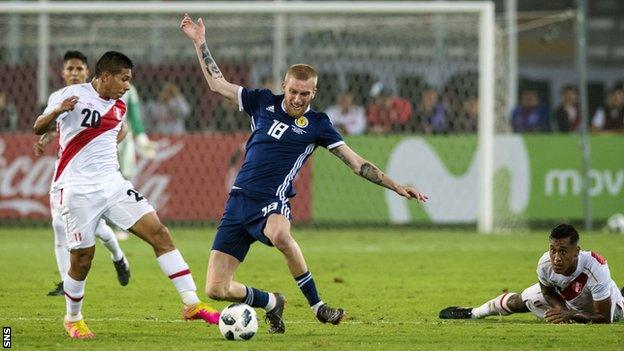 Scotland striker Oli McBurnie