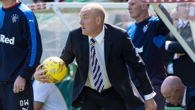 Rangers manager Mark Warburton