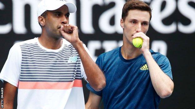 Rajeev Ram (left) and Joe Salisbury (right)