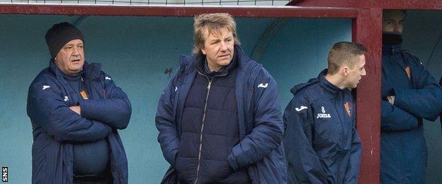 East Kilbride manager Billy Ogilvie