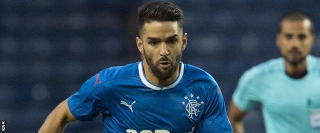 Rangers midfielder Daniel Candeias