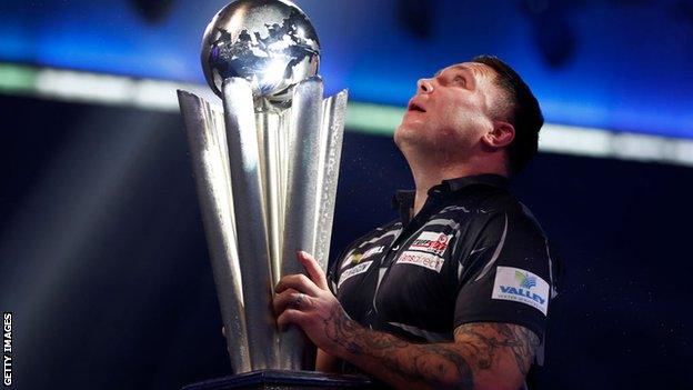 Gerwyn Price missed 11 match darts before clinching the 2021 World Championship title at Alexandra Palace.