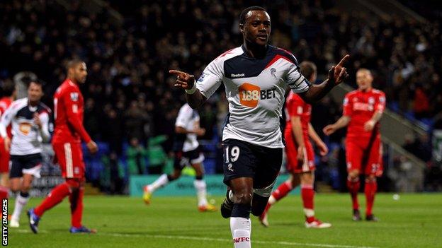 Nigel Reo-Coker in action for Bolton