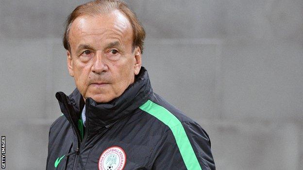 Nigeria coach Gernot Rohr