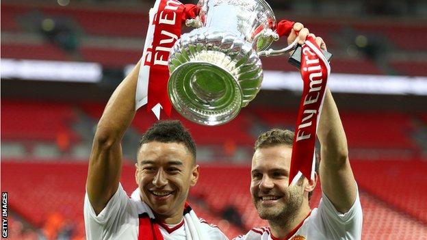 Jesse Lingard and Juan Mata