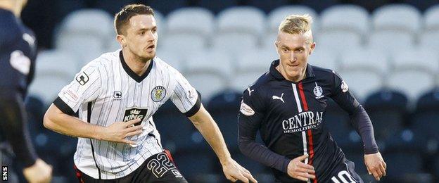 St Mirren captain Stephen McGinn