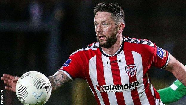 Derry City striker Rory Patterson