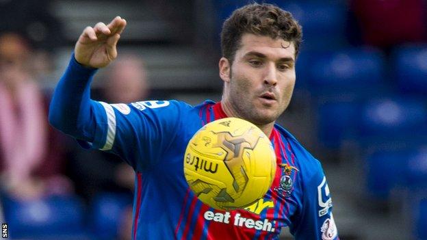 Inverness Caledonian Thistle forward Dani Lopez